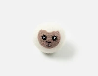 Embroidered 100% Wool Dryer Ball