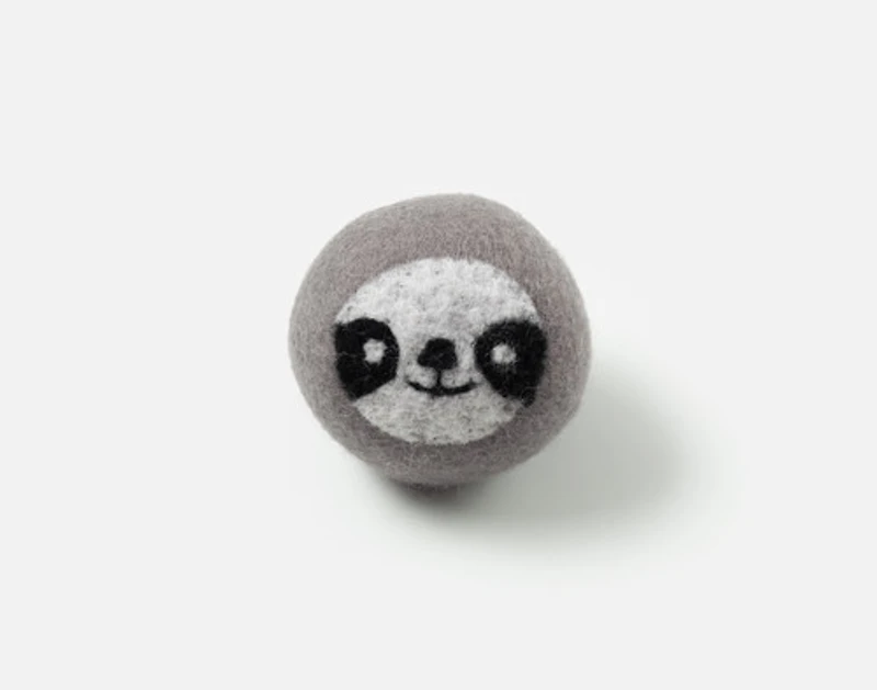 Embroidered 100% Wool Dryer Ball - Paula
