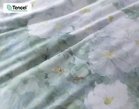 Persuasion Floral Duvet Cover, TENCEL Lyocell, Floral, White,