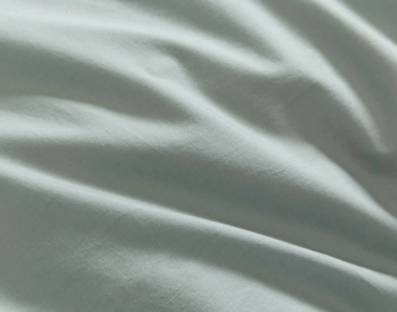 Tempo Duvet Cover, Cotton, Geometric, Green, King