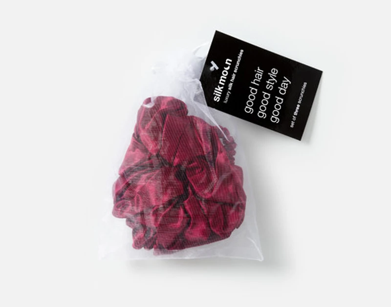 100% Mulberry Silk Scrunchies