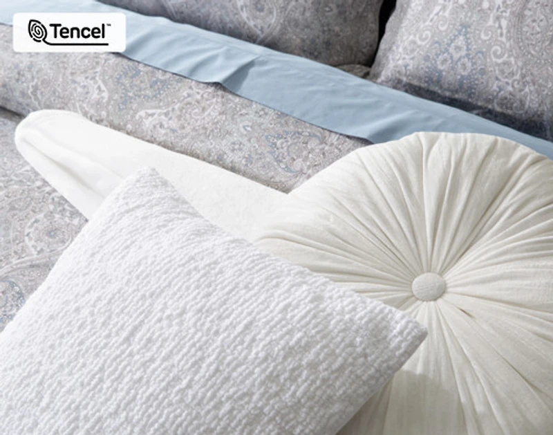 Bayview Duvet Cover, Paisley, Green,