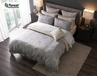 Bayview Duvet Cover, Paisley, Green,