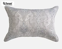 Bayview Pillow Sham, Paisley, Green, Queen