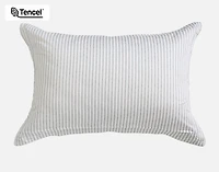 Bayview Pillow Sham, Paisley, Green, Queen