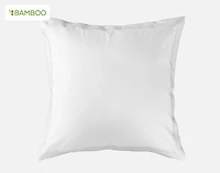 Monroe White Euro Sham, Geometric, 26" x 26"