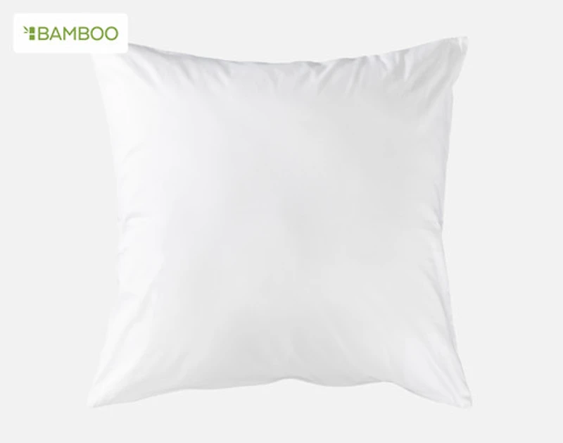 Monroe White Euro Sham, Geometric, 26" x 26"