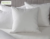 Monroe White Euro Sham, Geometric, 26" x 26"