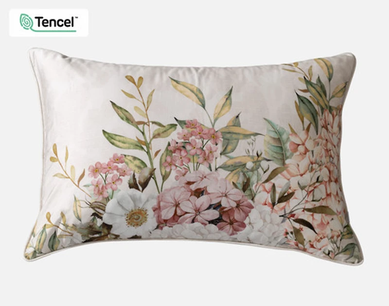 Positano Floral Pillow Sham, Floral, Beige,