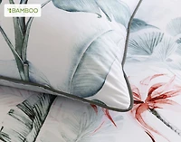 Yolanda Pillow Sham, Botanical, Blue,
