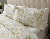 Forsythia Cotton Quilt Set, Floral, Yellow,