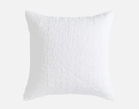 Crinkle Euro Sham - White
