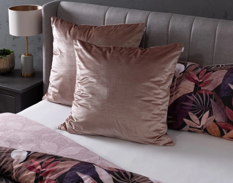 Anguilla Tropical Duvet Cover, Bamboo Cotton, Botanical, Purple,