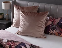 Anguilla Tropical Duvet Cover, Bamboo Cotton, Botanical, Purple,