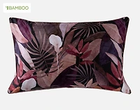 Anguilla Tropical Pillow Sham, Botanical, Purple,