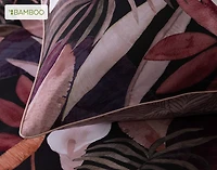 Anguilla Tropical Pillow Sham, Botanical, Purple,