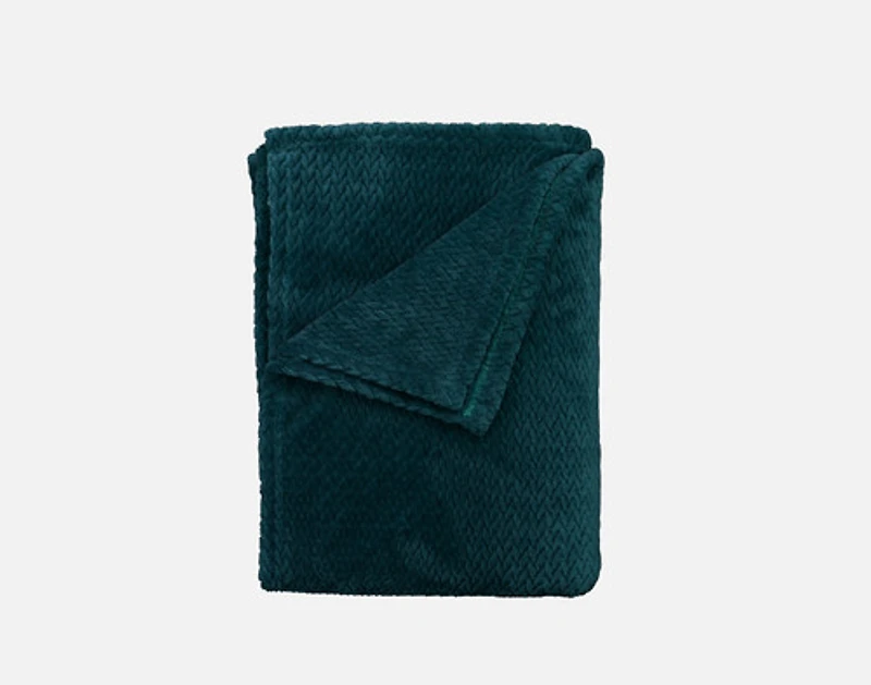 Chevron Plush Throw