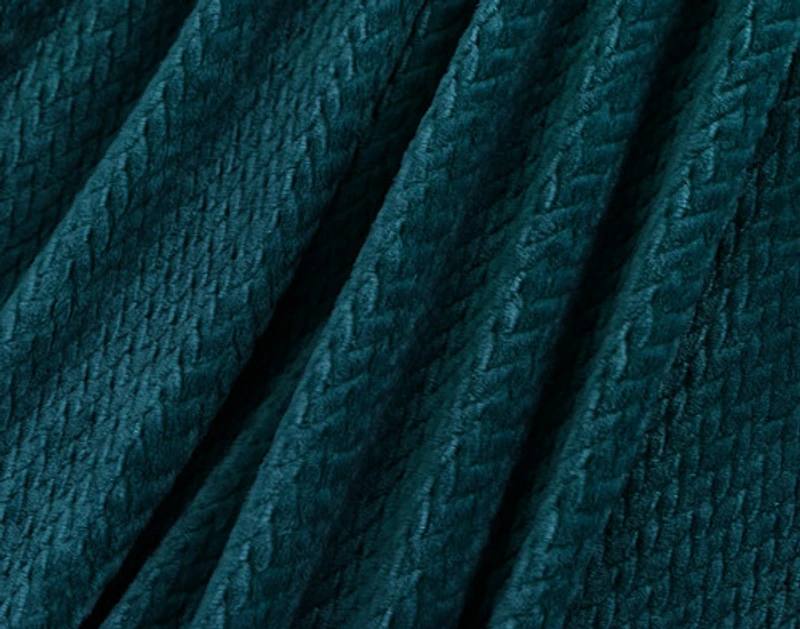 Chevron Plush Throw