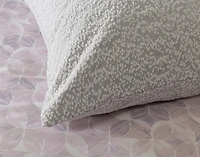 Casano Euro Sham, Geometric, Grey, 26" x 26"