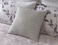 Casano Square Cushion Cover, Geometric, Grey, 18" x 18"