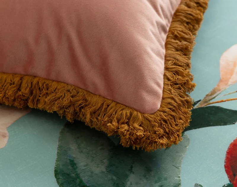 Rosetti Boudoir Pillow Cover, Pink, 24" x 12"