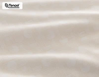 Tarna Contemporary Duvet Cover, TENCEL Lyocell, Geometric, Orange,