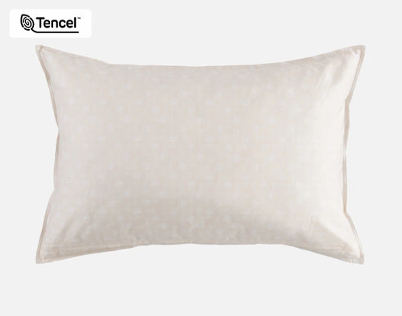 Tarna Contemporary Pillow Sham, Geometric, Orange,