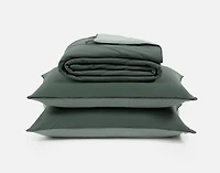3-Piece Cool Bedding For Hot Sleepers Bundle - Balsam, Green