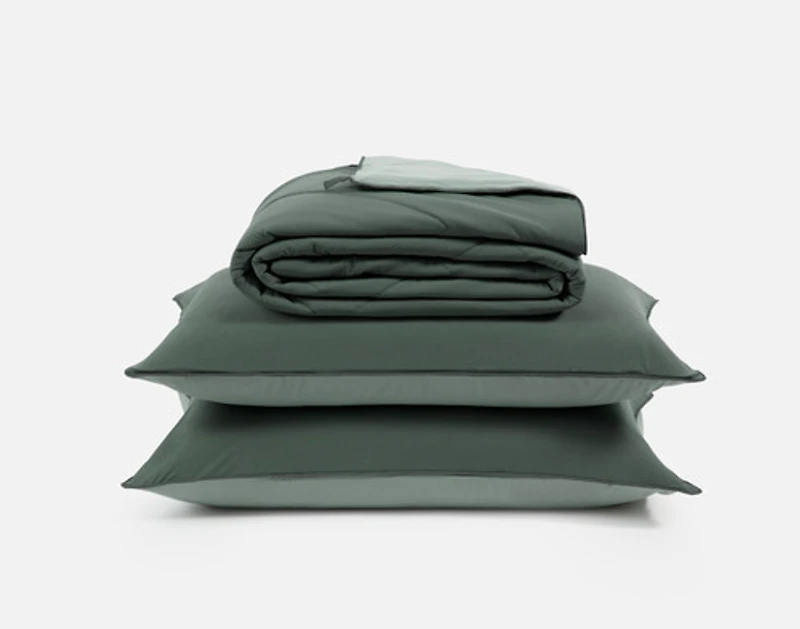 Cool Bedding For Hot Sleepers Bundle - Balsam, Green
