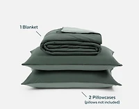 Cool Bedding For Hot Sleepers Bundle - Balsam, Green