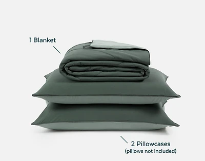 Cool Bedding For Hot Sleepers Bundle - Balsam, Green