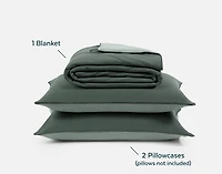 Cool Bedding For Hot Sleepers Bundle - Balsam, Green