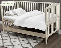 3-Piece Nature's Nest Crib-Sized Bedding Bundle, RDS Certified, White