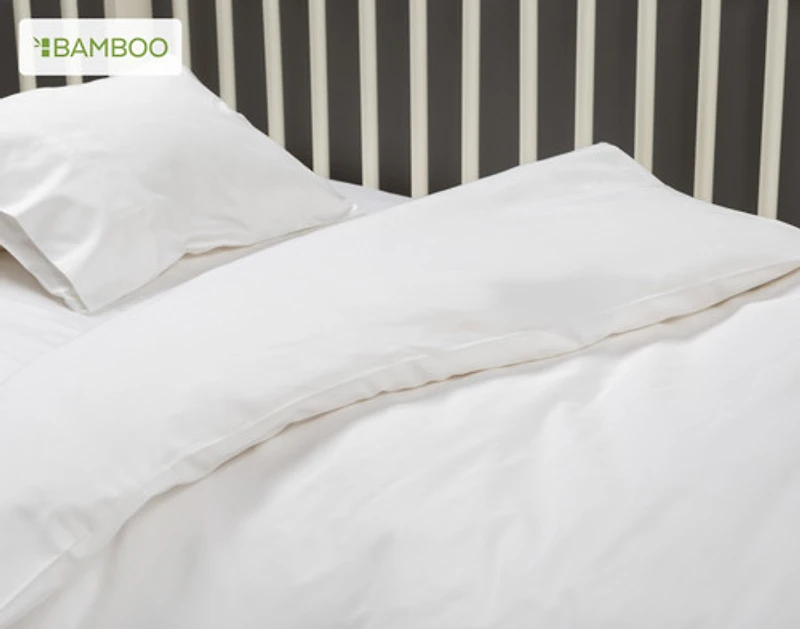 3-Piece Nature's Nest Crib-Sized Bedding Bundle, RDS Certified, White