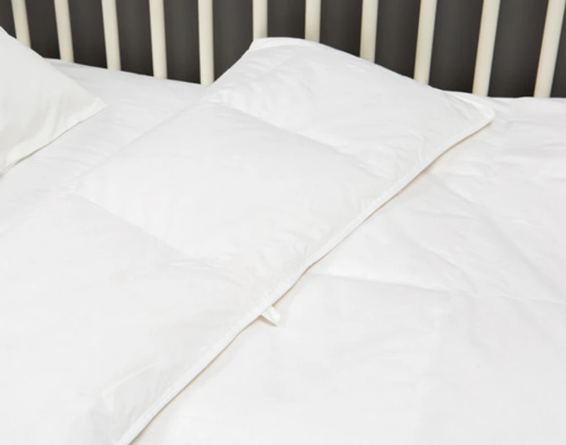 3-Piece Nature's Nest Crib-Sized Bedding Bundle, RDS Certified, White