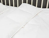 3-Piece Nature's Nest Crib-Sized Bedding Bundle, RDS Certified, White