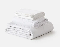 3-Piece Fresh Start Bedding Bundle - White,
