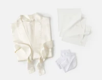 Spa Comfort Silk Bundle - Snow, White