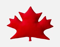Maple Leaf Cushion, Scenic, GRS Certified, Red