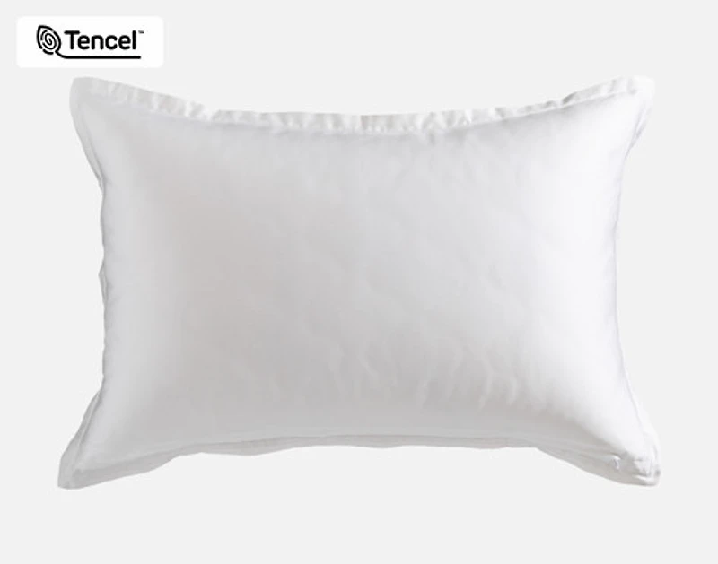 Nuala Pillow Sham, Geometric, White,