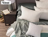 Nuala Pillow Sham, Geometric, White,
