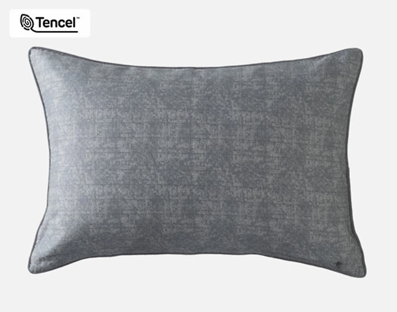 Fergana Pillow Sham, Geometric, Grey,