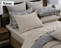 Fergana Pillow Sham, Geometric, Grey,