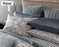 Fergana Euro Sham, Grey, 26" x 26"