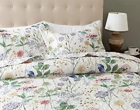 Danielle Recycled Polyester Coverlet Set, Floral, Green,