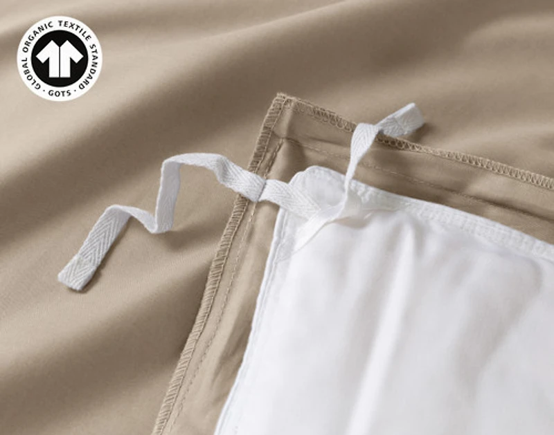 300TC Organic Cotton Duvet Cover