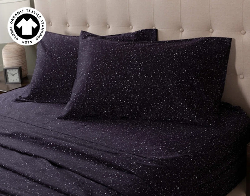 300TC Organic Cotton Sheet Set - Midnight