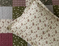 Bless Cotton Quilt Set, Patchwork, Green,