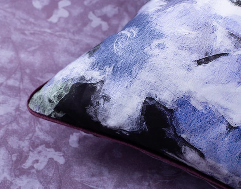 Christabel Pillow Sham, Floral, Purple,