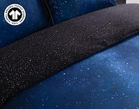 Starlight Duvet Cover, Scenic, GOTS Certified, Blue,